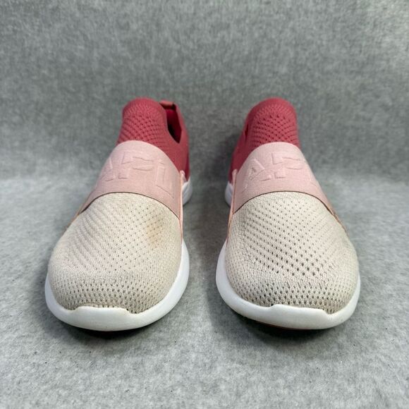 APL Womens Techloom Bliss Shoes Size 9 Pink Slip On Gym Running Sneakers 0320XC - Picture 2 of 9